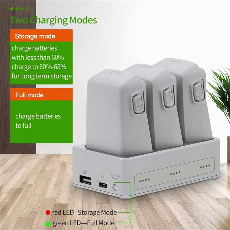 Drone Charging Hub - B92B Hub Pengisian Daya Tiga Arah