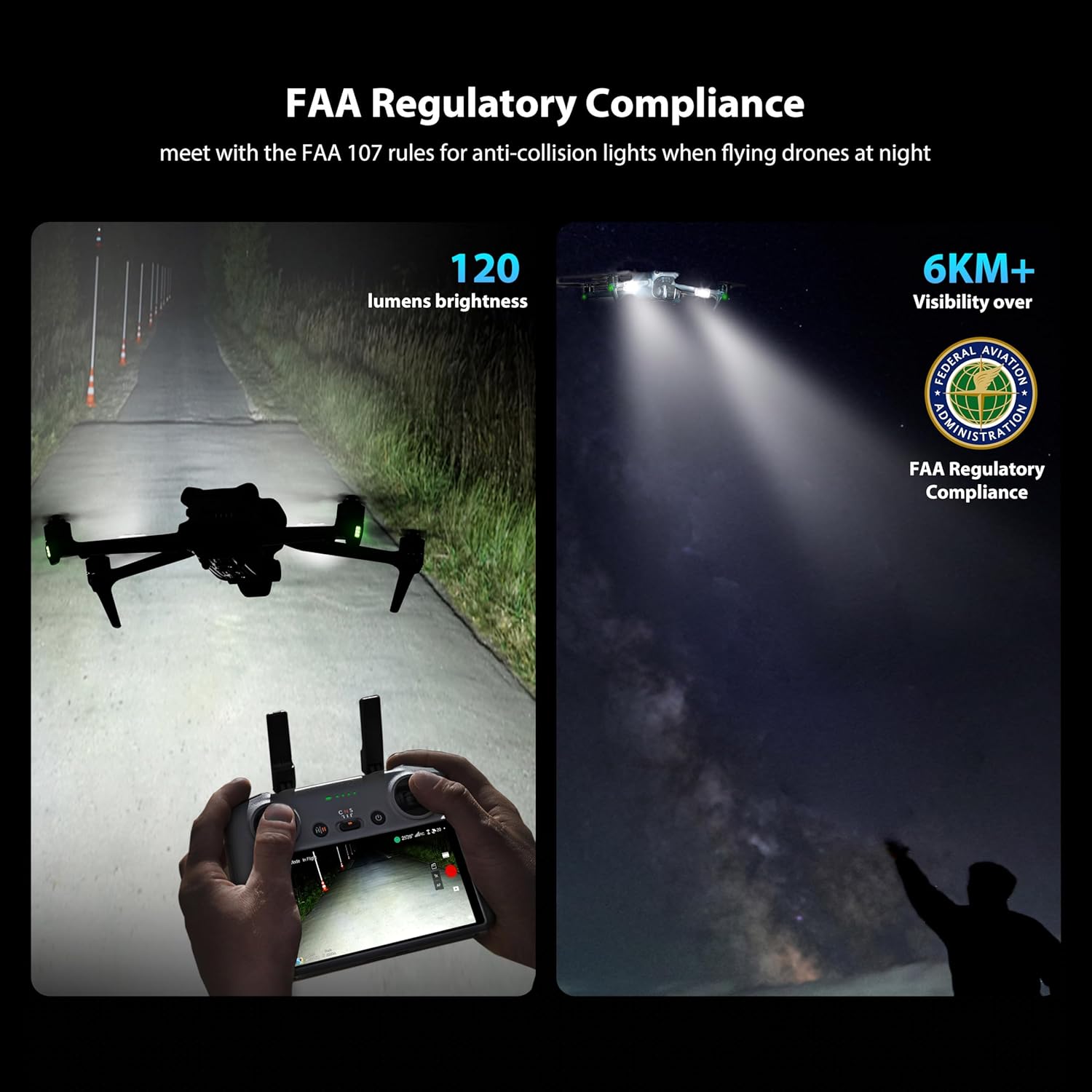 Lampu Strobo Drone STARTRC Lam - Drone Controller Hood ulasan dan harga