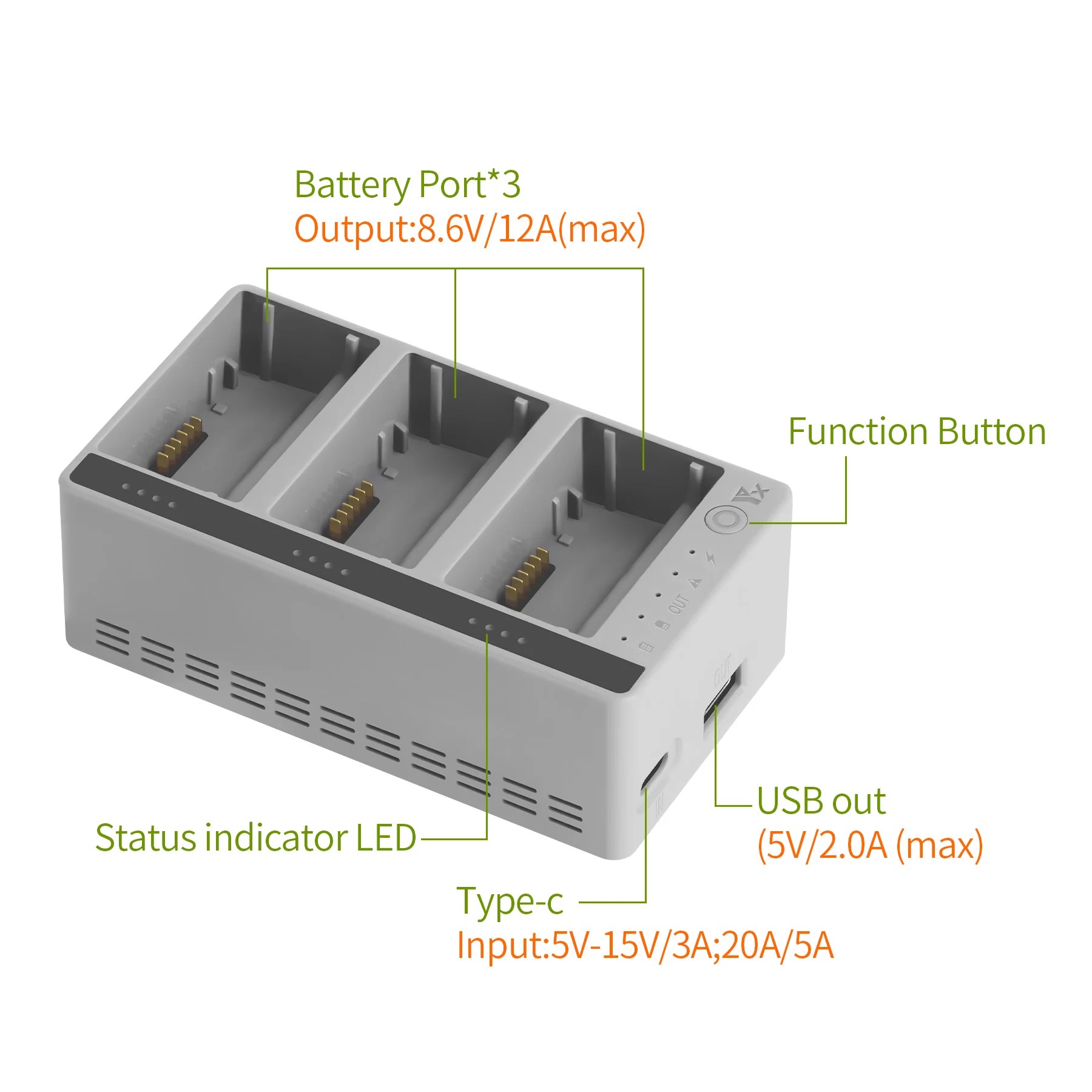 Untuk Baterai Drone DJI LITO 1 - Drone Charging Hub ulasan dan harga