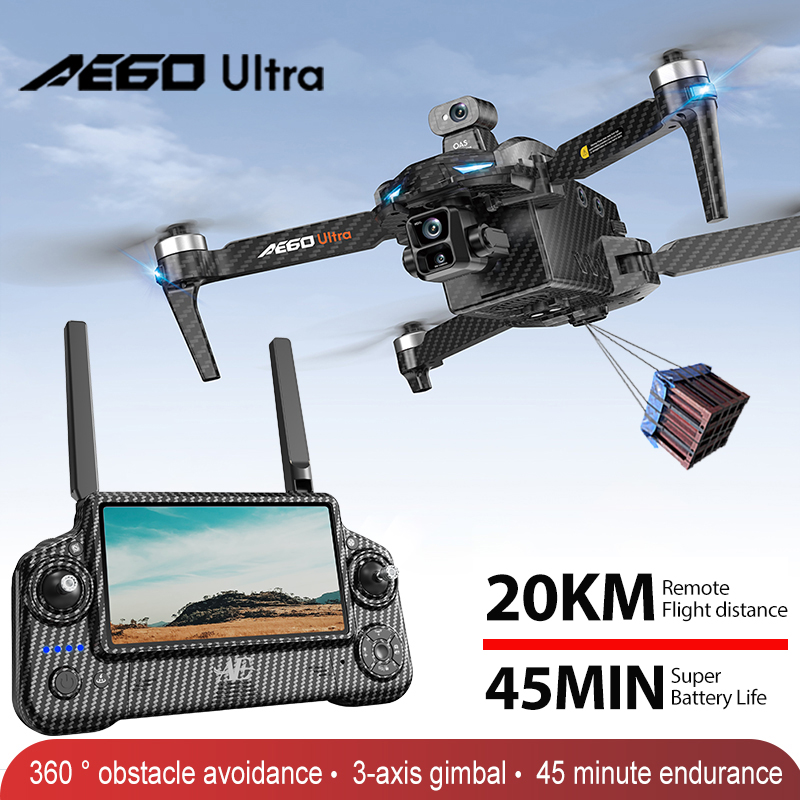 Drone Profesional AE60 GPS Kam - Drone Power Bank ulasan dan harga