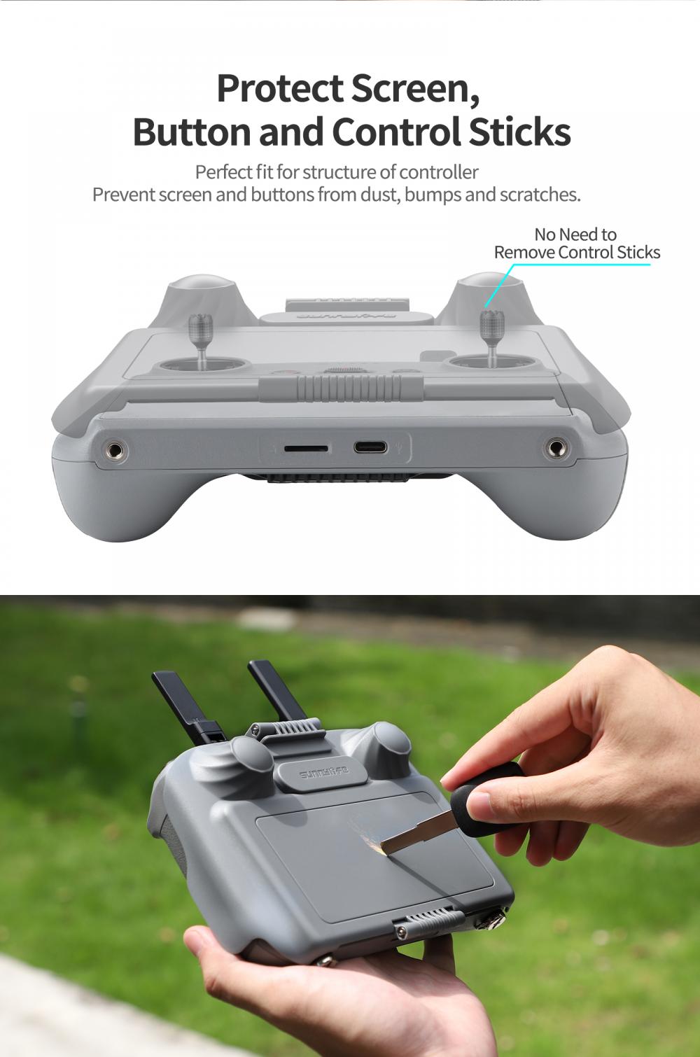 Pelindung Layar Anti Silau Unt - Drone Controller Hood ulasan dan harga