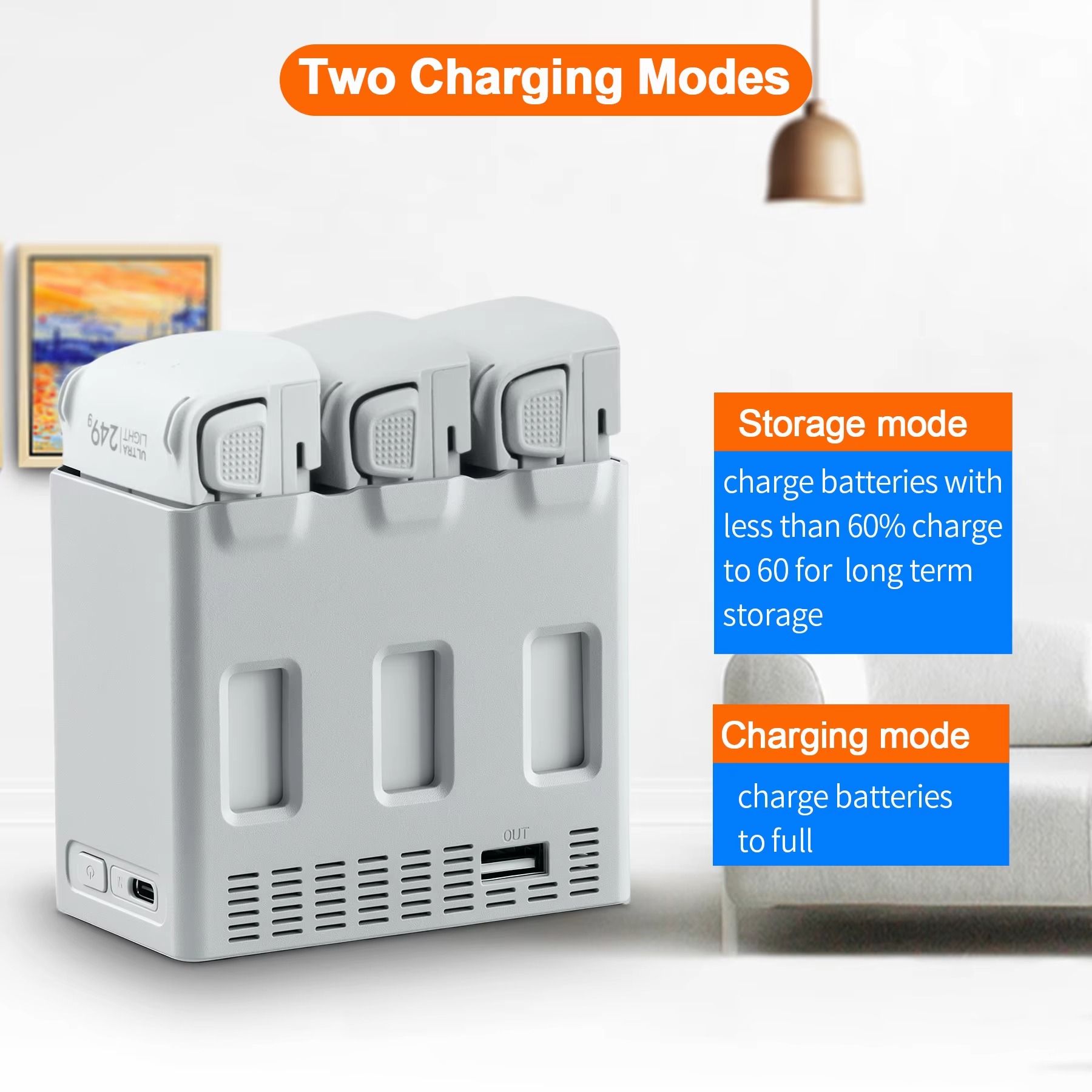 Untuk Baterai Drone DJI LITO 1 - Drone Charging Hub ulasan dan harga
